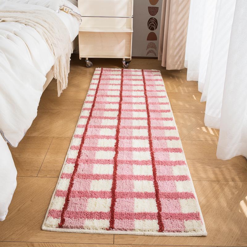 High-End Bedside Rug: Thick, Absorbent, Non-Slip Mat for Bedroom, Sofa, Bay Window, and Bathroom.