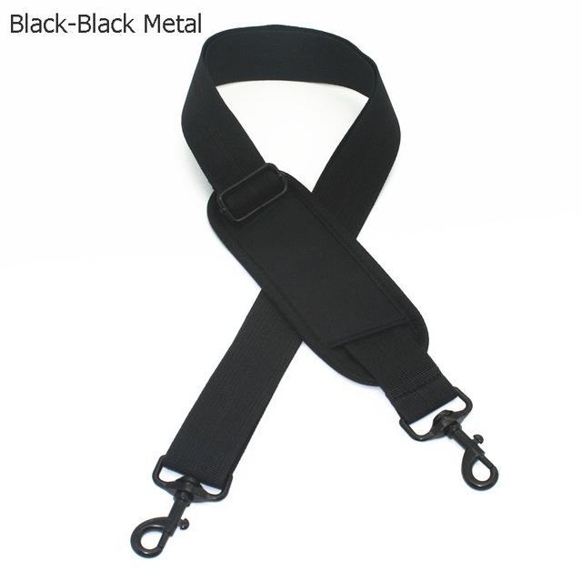 Nylon Taschengurt Herren Taschen Schultergurte Aktentasche Laptop Umhängetaschen Gürtel Zubehör Gepolstert mit Metall Drehhaken 155cm