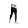 FILA Solid Color Elastic Cuff Durable Knitted Sports Pants Men bottoms Black A11M411609F-BK