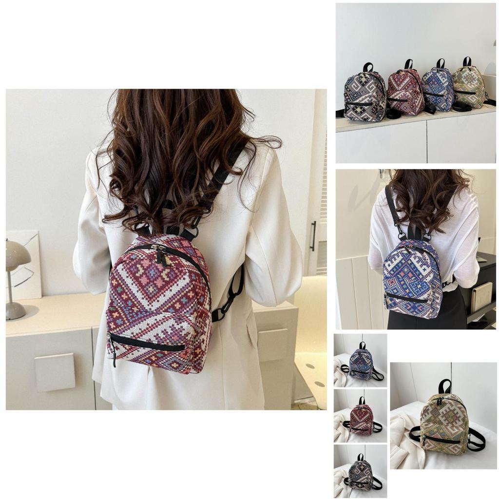 Unique Fashionable Canvas Backpack With Stunning Embroidery For Stylish Women In 2023