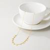 YACHAN Collana a Catena Dorata in Acciaio Inossidabile 316L per Donna Piccola Geometrica Rotonda Multiple Pendenti Collane Corte Gioielli