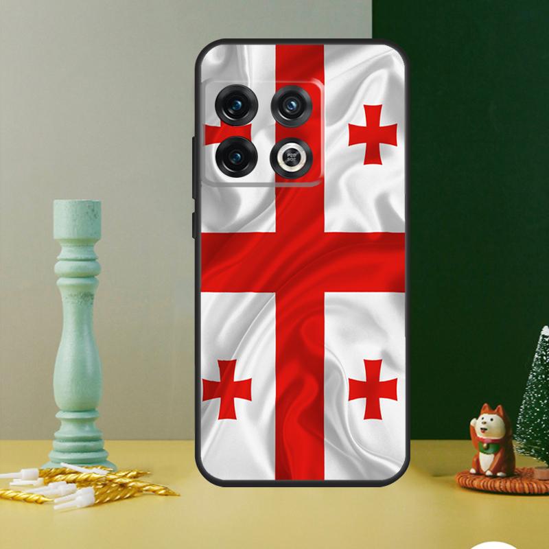 Georgia Flag Case For OnePlus Nord CE 4 2 3 Lite N20 N30 9 10 Pro 8T 9RT 10T 10R 12R 13R 11 12 13 Cover