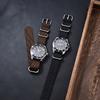 Nylon Watch Strap Replacement Strap with Silver Stainless Steel Buckle for Men's Watch 20mm/22mm/24mm Watch Bands