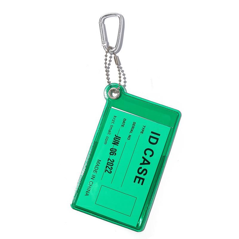New Fluorescent Card Bag Niche Women's Small Thin Student Meal Card Document Work Bus Card Work Card
