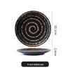 Retro Japanese Ceramic Steak and Sushi Plate