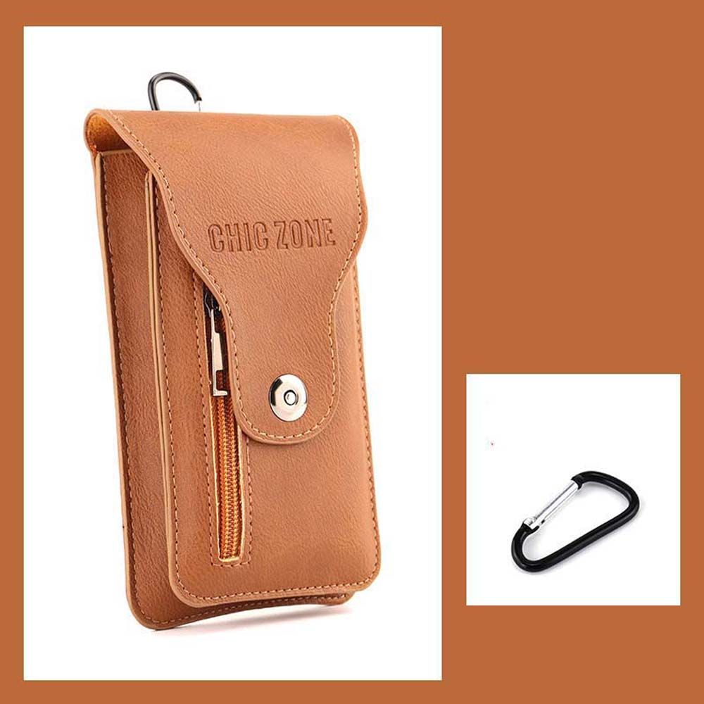 

Zipper Sport Fitness Outdoor Wallet Belt Bag Waist Pack Fanny Pack Cell Phone Holder Waist Bag кофейный