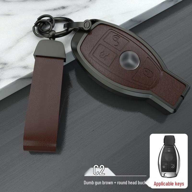 Mercedes Key Fob Protective Case: Fits E300L, C260L, A200L, GLC300L, GLE, and C200L Models