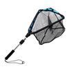 Fishing Landing Net Triangular Folding Telescopic Aluminum Handle and EVA Foam Floating Frame With Hook Remover Fish   Fishing Tackle