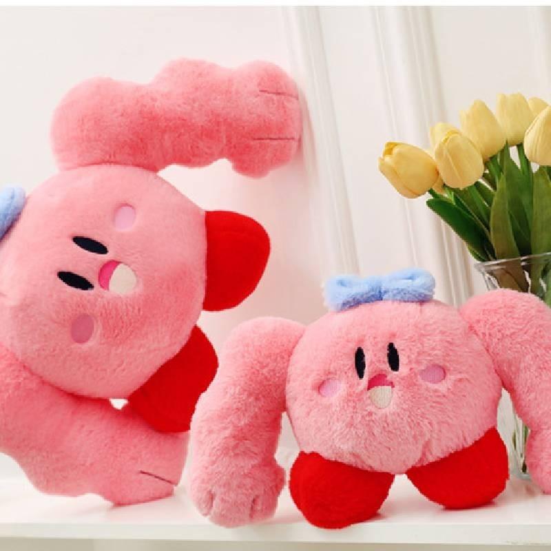 Lindo Dibujo Animado Estrella Musculosa Kirby Peluche Juguete Almohada Peluche Muñeco Animal Peluche Regalo