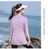 Plus Size Women's Quick-Dry Yoga T-Shirt - Short Sleeve, Loose Fit, 200 Jin, Summer Activewear