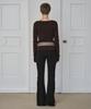 Simeteuligpeosenteu Basic Flare Leggings / Black