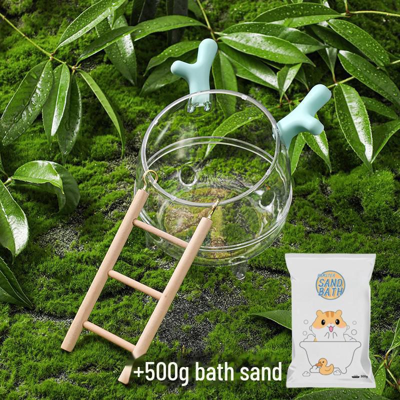 Baño y arena para hámster dos en uno