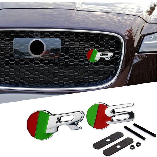 3D Metal grille car stickers Car Accessories For Jaguar F PACE E PACE XE XF f s type R sport S R xj xjl xjr kx Car sticker
