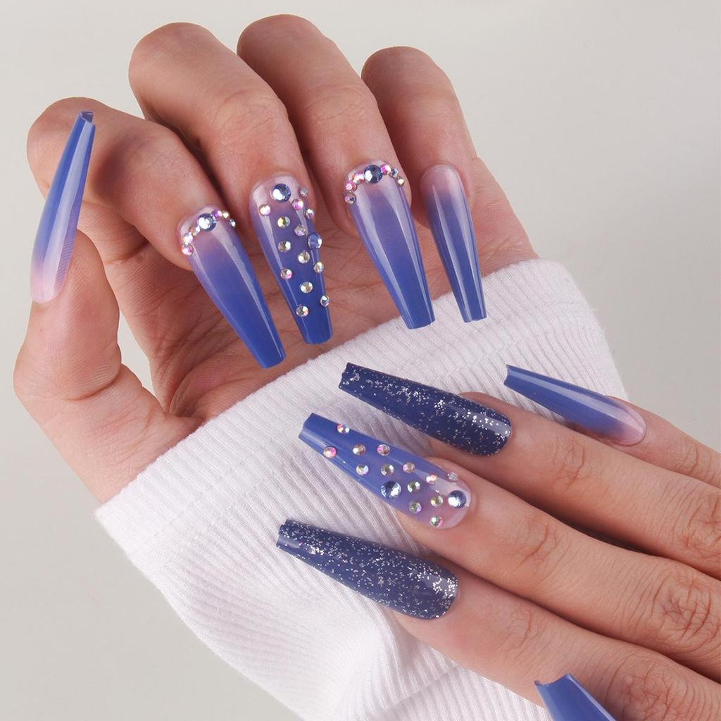 Nail Enhancement Manicure Fake Nails 24 Pieces Nails