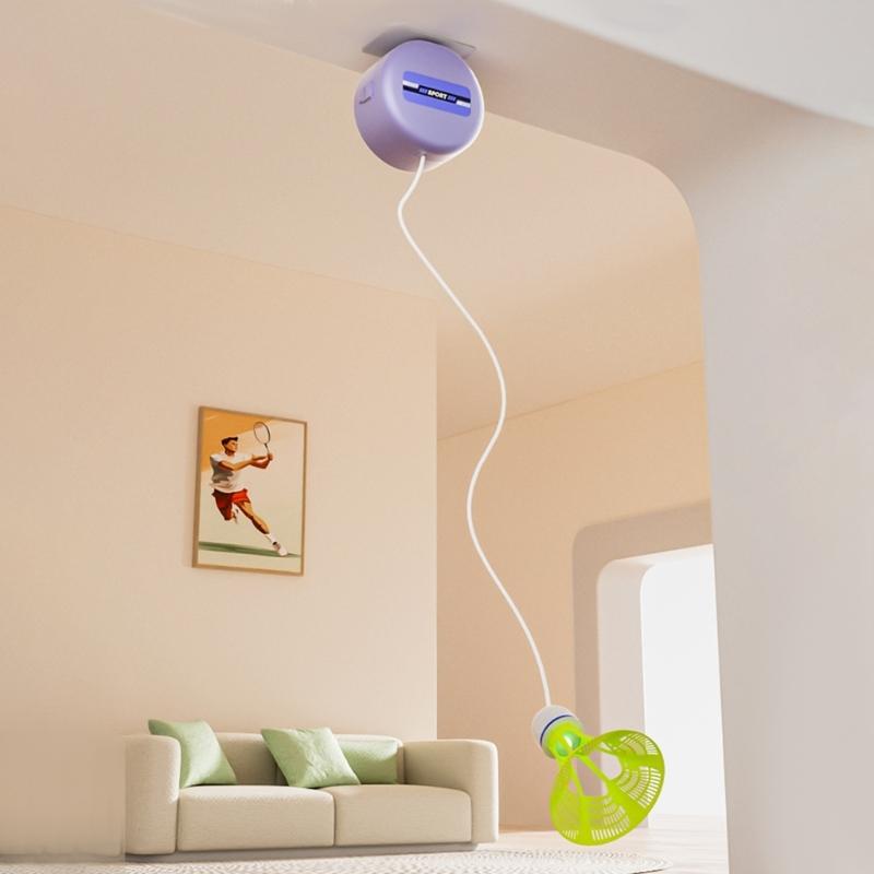 Remote Control Badminton Trainer Portable Badminton Trainer Practice Tool Professional Badminton Training Tool