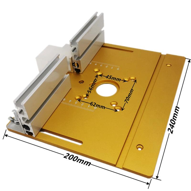 A96I-65Mmdiam Motors Router Lift Aluminum Alloy Router Lift Kit Table Base Alum Woodworking Router Table Insert Plate Board B