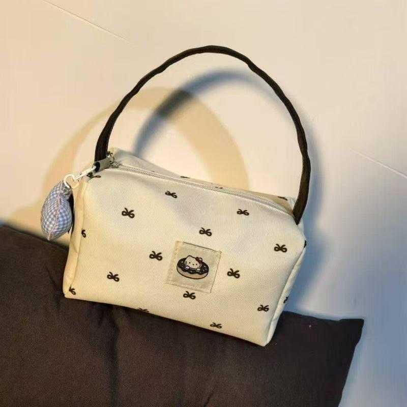 Große Make-up-Tasche im Cartoon-Stil für Jugendliche mit Reißverschluss.