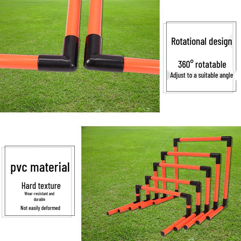 Foldable Adjustable Football Training Agility Hurdles