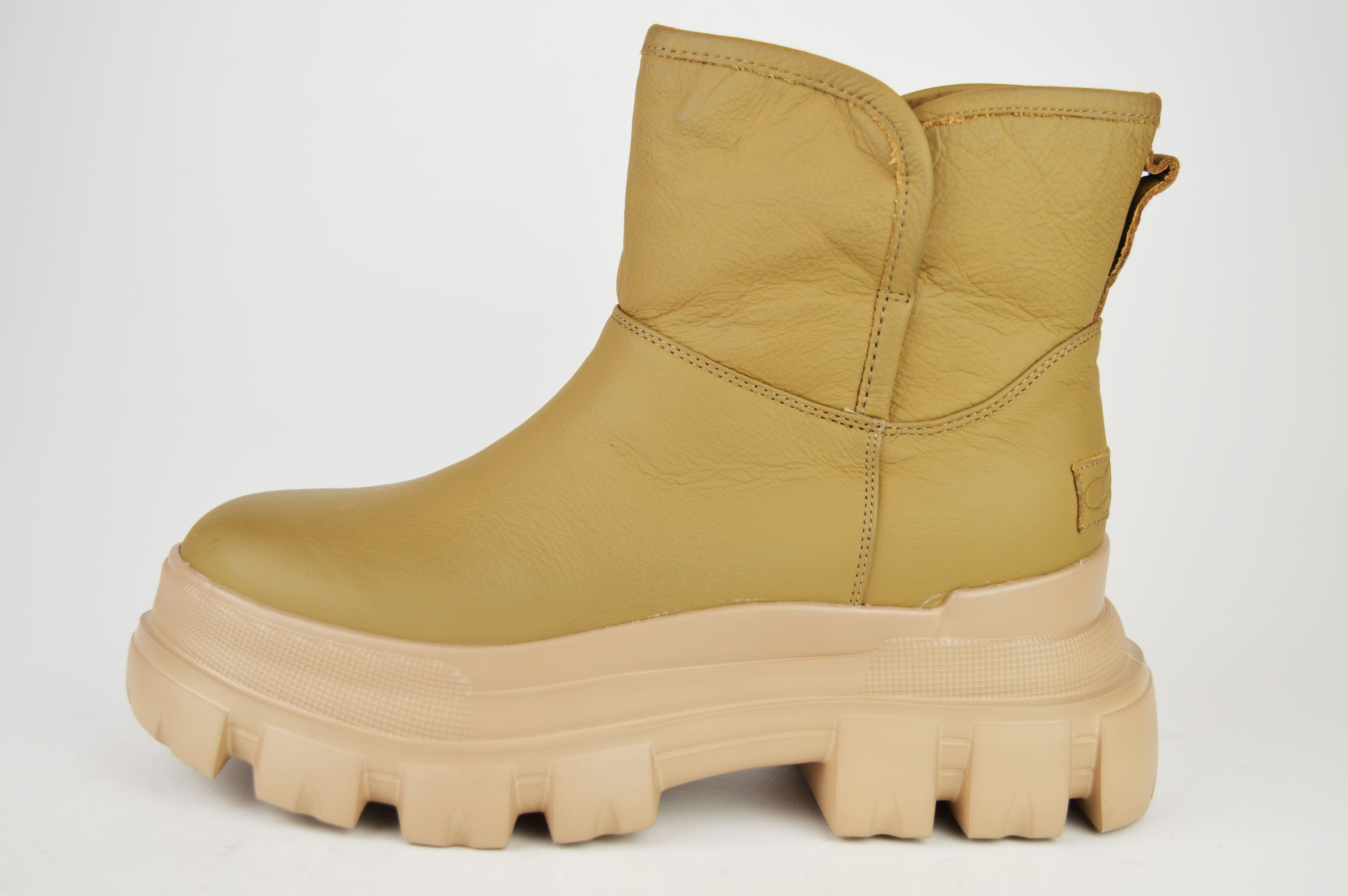 

Черевики зимові Berkonty 56102 35 Капучино шкіра хутро 40 золотисто-березовий