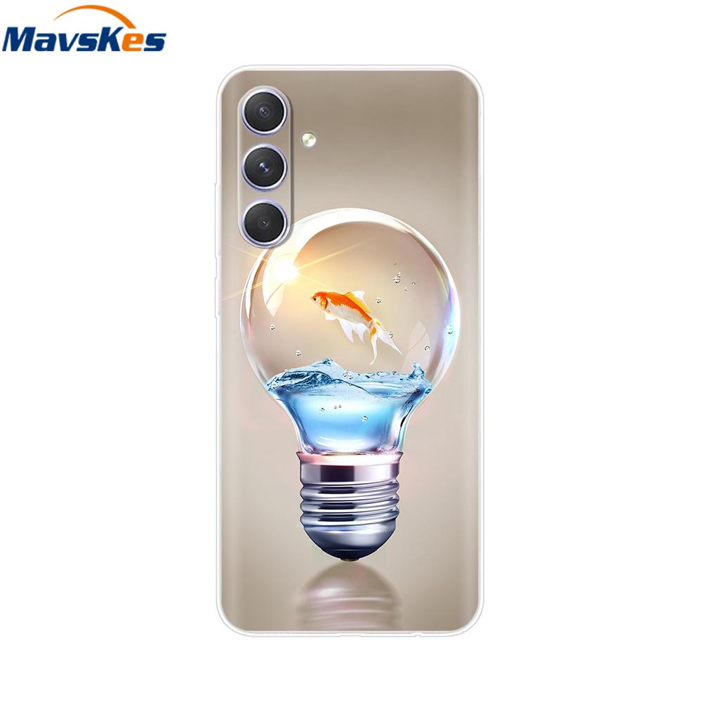 Hülle Für Samsung A15 Weiche Rückabdeckung Schutzhülle aus Silikon Bumper Shell Funda Para Für Samsung Galaxy A15 4G 5G Capa Handyhüllen