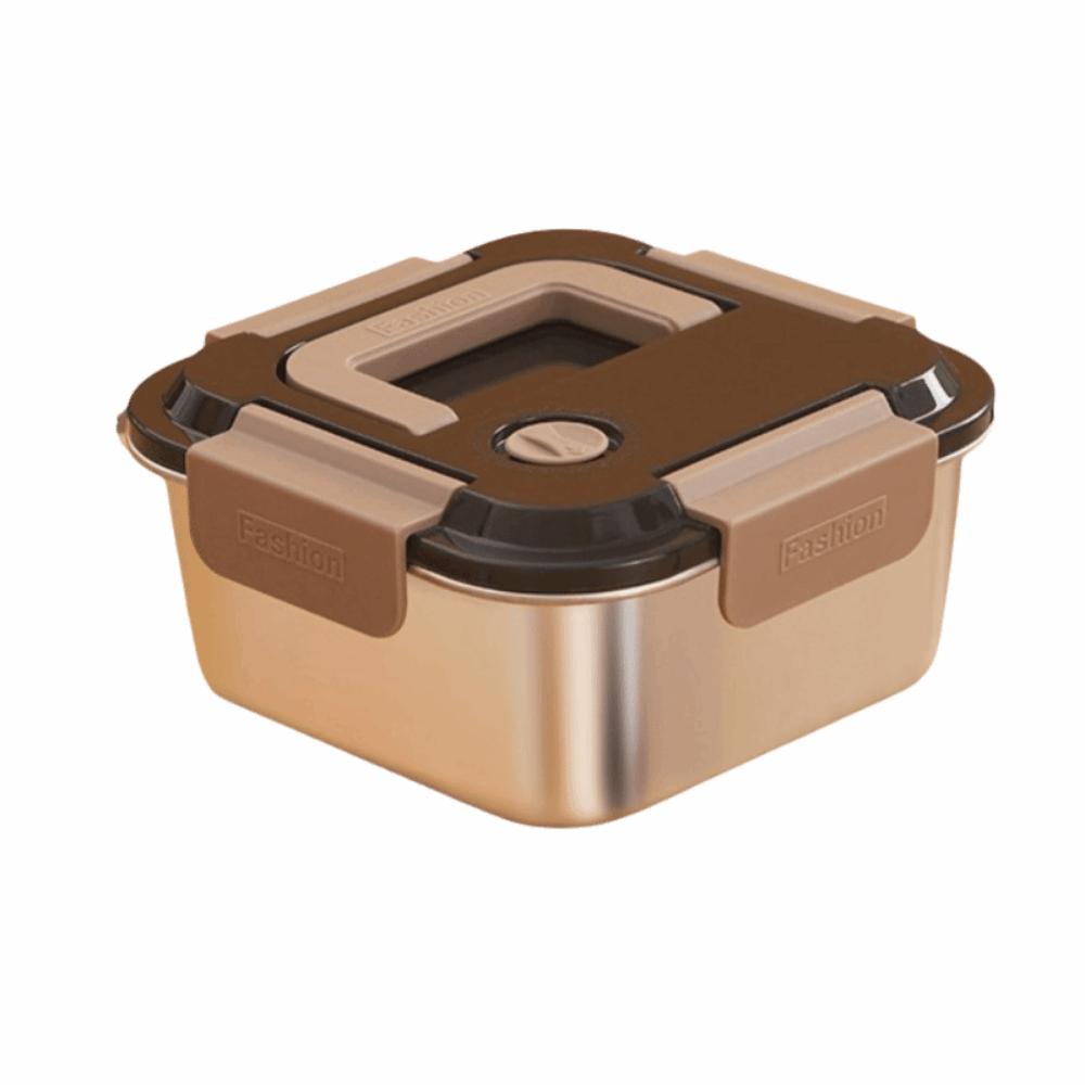 1800ML Sealed Lunch Box Thickened Portable Crisper Box Multifunctional Snack Food Box  Camping Trip кофейный