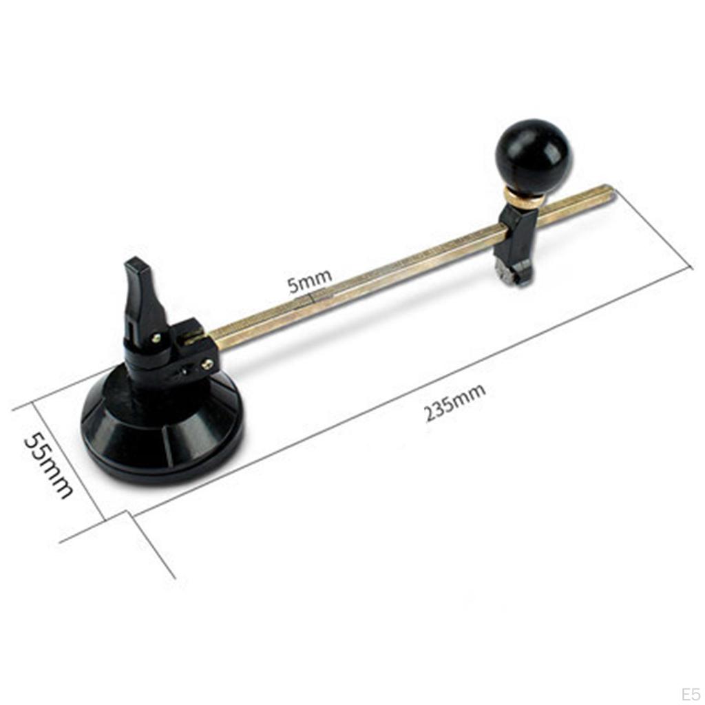 Circular Glass Cutter Cutting Tool 400mm Circle Diameter with Suction Cup Compasses Type for