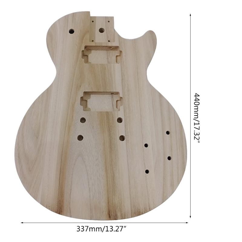 Parti del Corpo della Chitarra, Accessori per Basso su Legno Bianco Piattino per Stile Lp