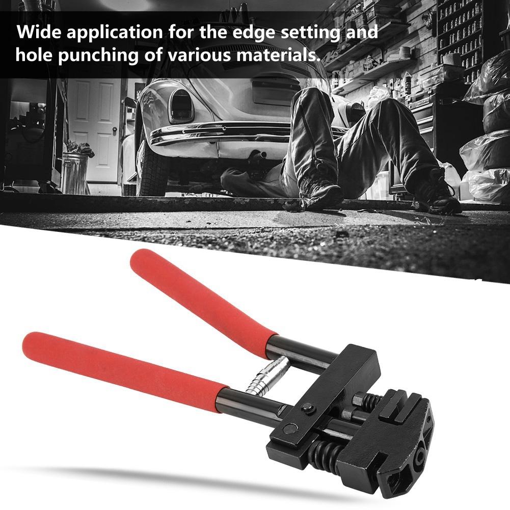 Cleste de bordurat margini 5mm Joggler manual de panouri Cleste de falțuit Panou Perforator Găuri Reparare tablă Sudură