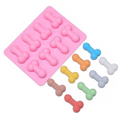 Formă sexy pentru tort pentru penis Dick Tavă cub de gheață Lumânări din silicon Forme pentru săpun Forme pentru ciocolată Mini forme de cremă Instrumente pentru artizanat pentru zahăr