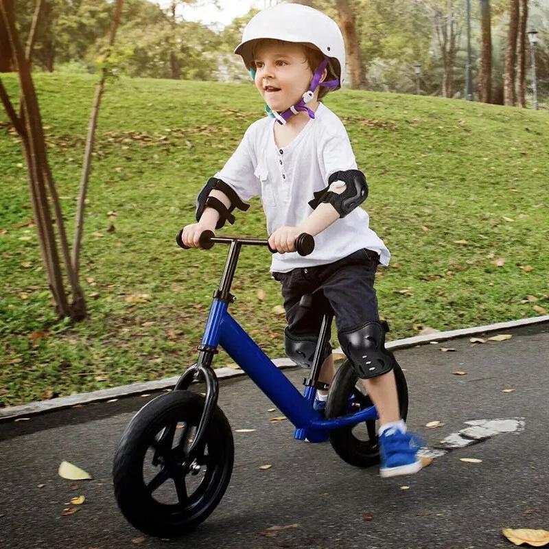 6Pcs/Set Kids Boy Girl Safety Helmet Knee Elbow Pad Sets Crianças Ciclismo Skate Bicicleta Capacete Proteção Segurança Guarda