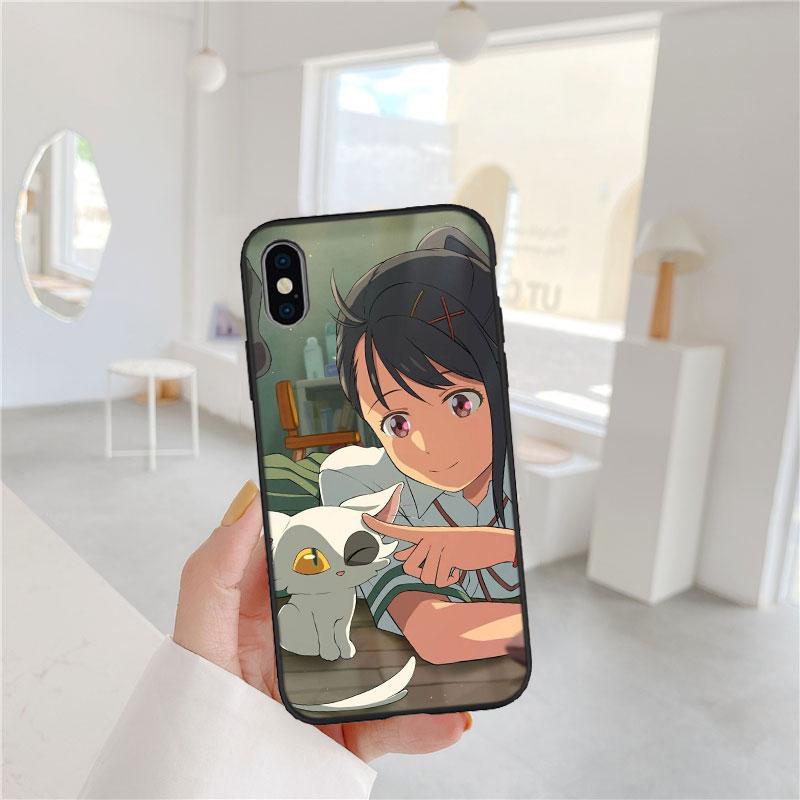 HK68 Suzume Soft Shell Phone Case for iPhone SE X XS XR 16E 17 11 Pro Max 8 7 6 6s Plus Air