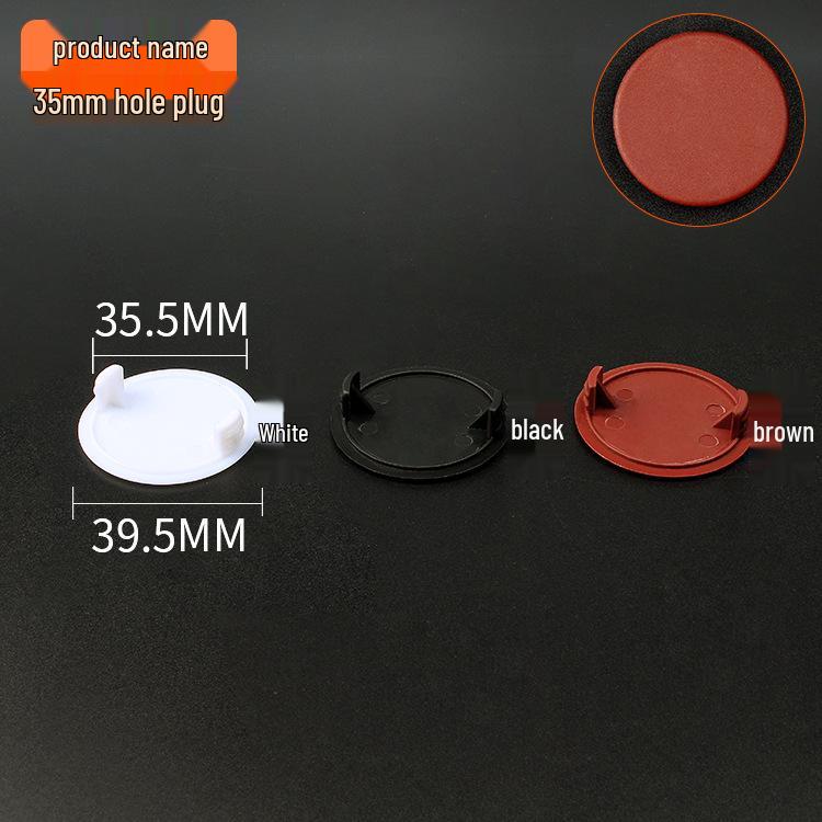 Yingya Furniture Moisture-Proof Plastic Screw Hole & Hinge Plug Cover (5-40mm).