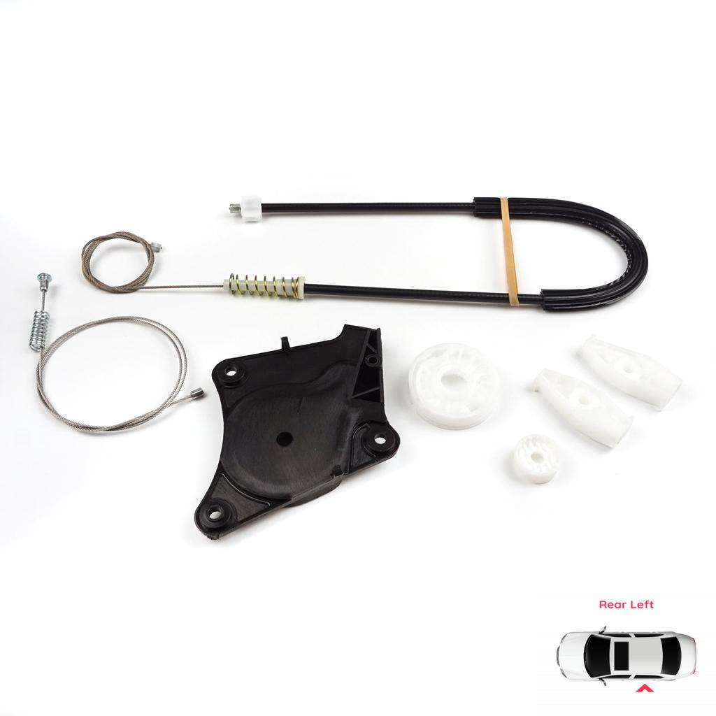 EWR790 Reparationssats för Elfönsterhiss Bak Vänster för VW New Beetle 1Y7 2-dörrars Cabriolet CC 2003-2010 1Y0898291