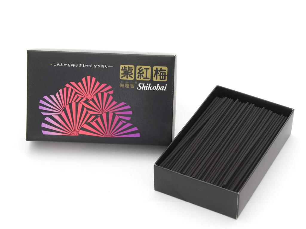 Purple Plum Floral and Oriental Scent, Low Smoke, Fragrance Sticks, Incense, 1 Box