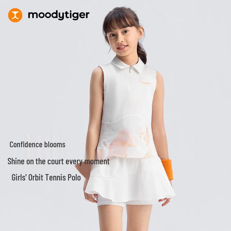 Moodytiger Girls  Sleeveless Tennis Polo Shirt 150