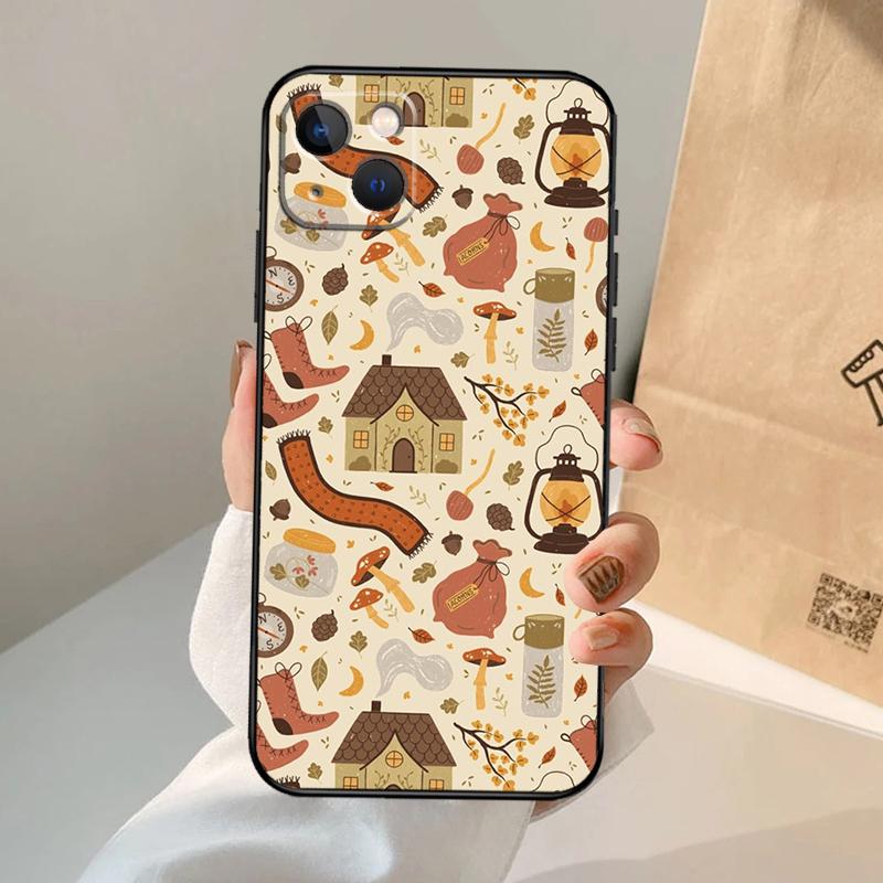 Cozy Autumn Cottage Case For iPhone 18 16 15 14 13 11 12 Pro Max XS X XR Plus Back Cover For iPhone 18 16 15 14 12 13 Mini
