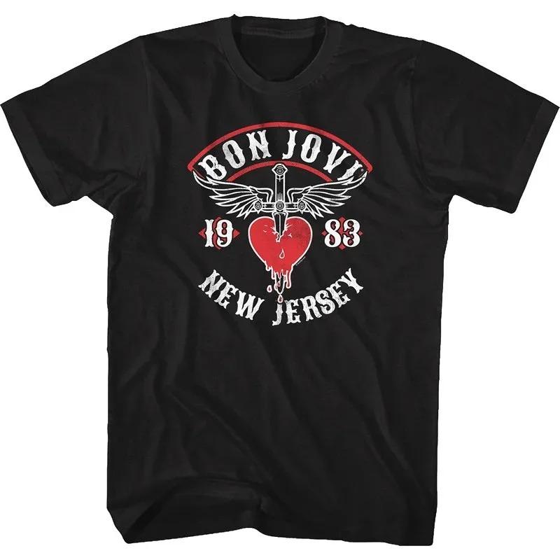 Bon Jovi "Have A Nice Day" Retro Album Graphic Rock Band Unisex Heavyweight Cotton Oversized Streetwear T-Shirt