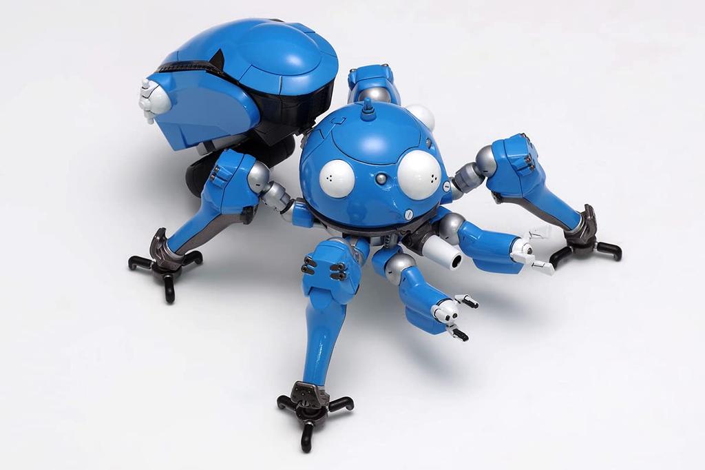 Wave Ghost In the Shell SAC_2045 Tachikoma 2045 Ver. 1/24 Scale Pre-Colored Plastic Model Kit, Approximately 11cm Long (KK-052)