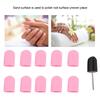 Nail Art Sanding Band Nail Polishing Grinding Head Sanding Ring Cap 16 X 25mm (Pink)