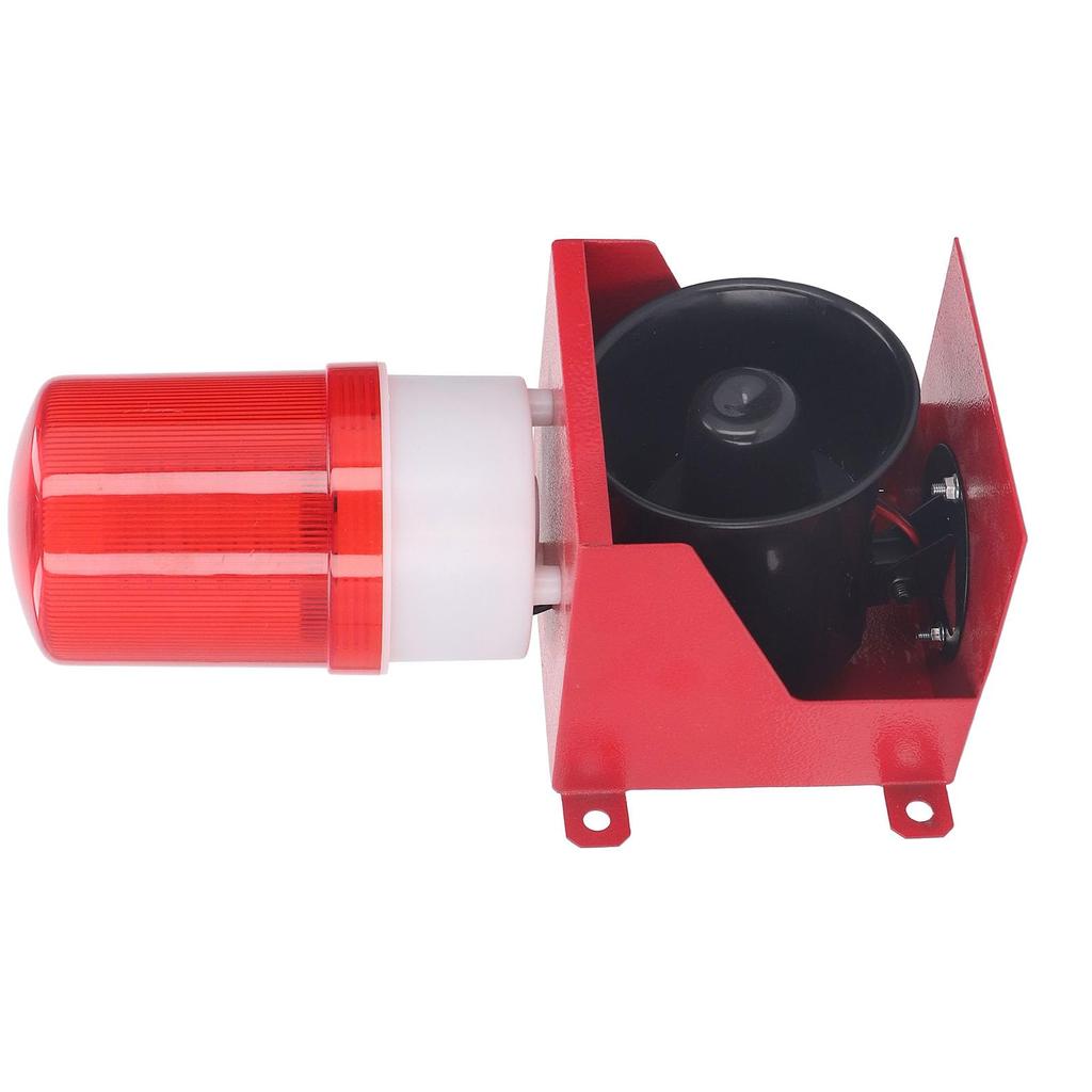 115dB Industrial Sound and Light Alarm, Energy Saving and Highlight, Waterproof Alarm Siren Horn, Wide-Application Emergency Outdoor Alarm Strobe with
