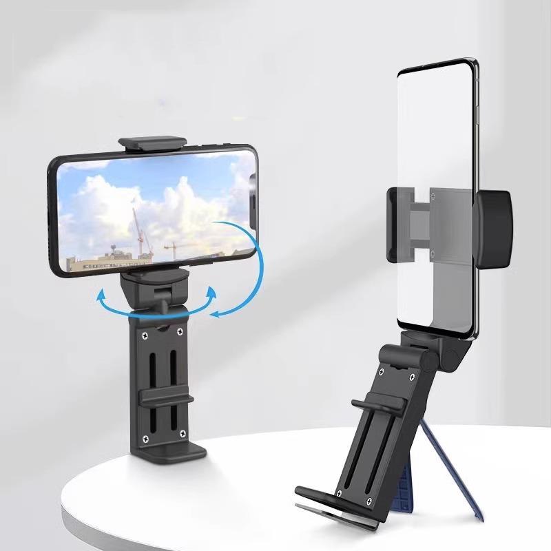 1PC Travel Phone Holder Foldable Lift Adjustable Rotatable Multifunctional Train Seat Universal Selfie Holder Travel Gear