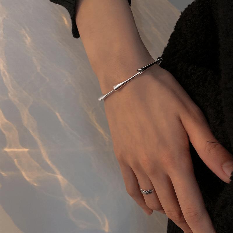 925 Silver Three-Layer Chain Circle Bracelet For Women Simple Exquisite Gift Wedding Accessories