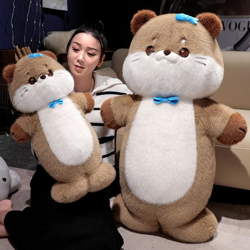 Cartoon Cute Sea Otter Doll Plush Toy Otter Doll Home Pillow Cushion Girl Soothing Doll