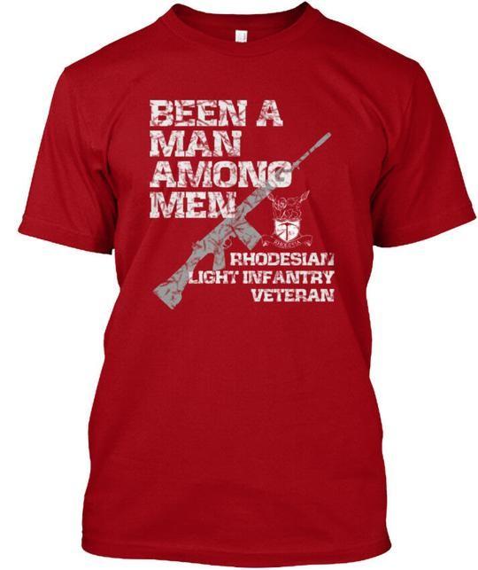 

Футболка для ветерана Родезийских легких пехотинцев Vinta Been A Man Сделано в США Размеры от S до 5XL Унисекс M