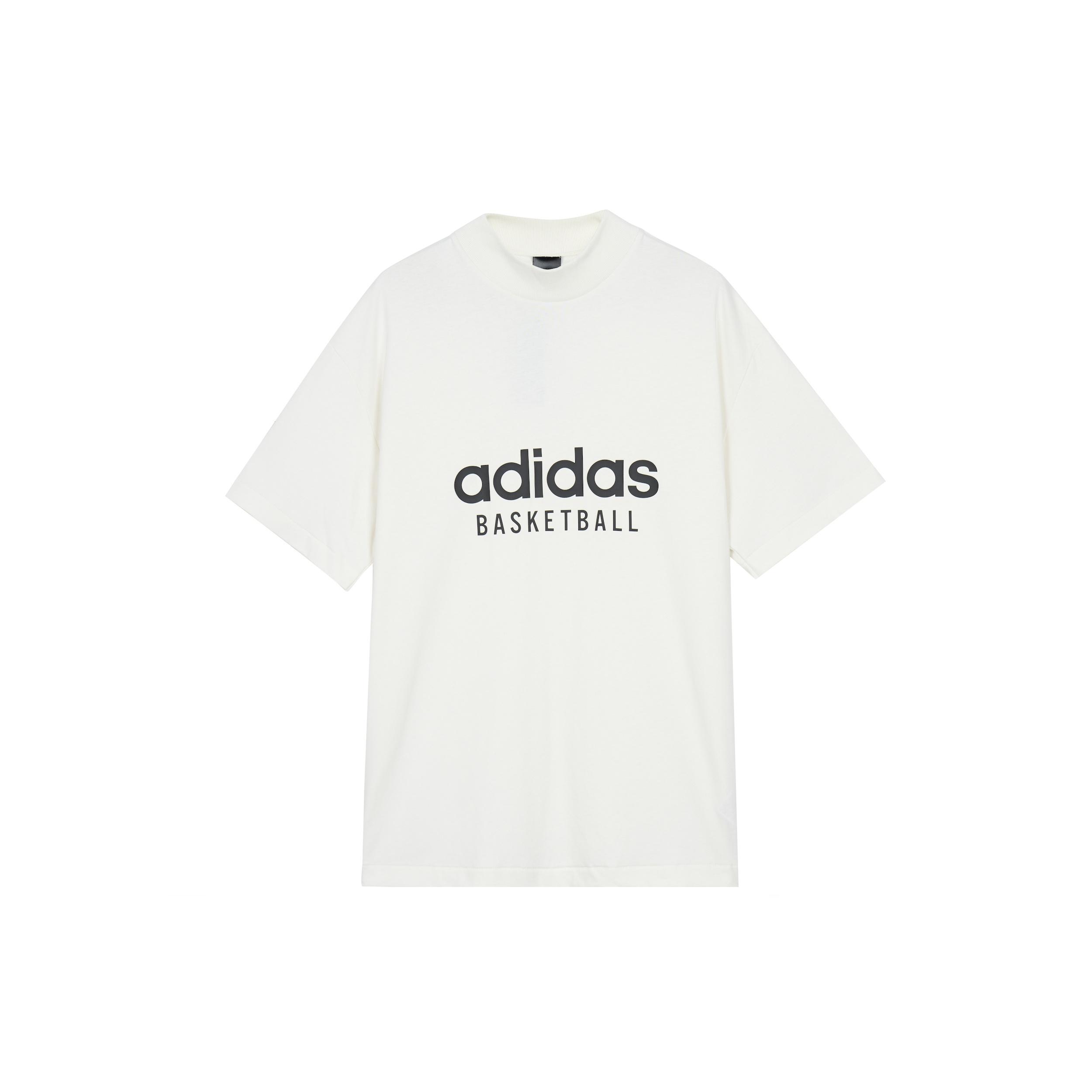 adidas Basketball T-shirt  White  Unisex IA3448 XL
