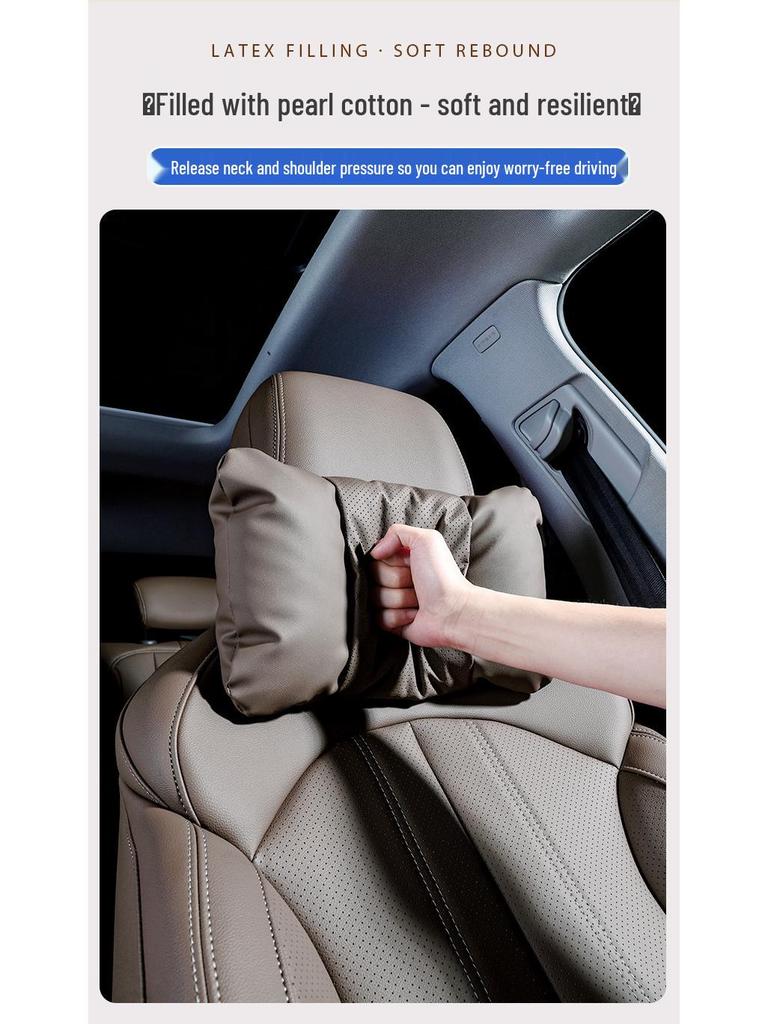 Honda CRV, Accord, Breeze, Civic, Odyssey Kopfstütze: Leder-Lendenwirbelstütze & Nackenschutz