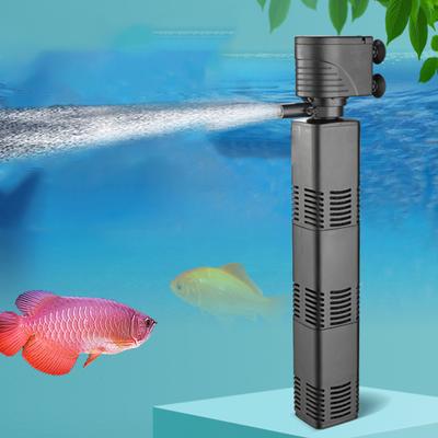 Filtro per acquario 3 in 1 in plastica Filtrazione Aumento Aria Ossigeno Filtro per acquario con spugna interna 4/6/12/20/30W