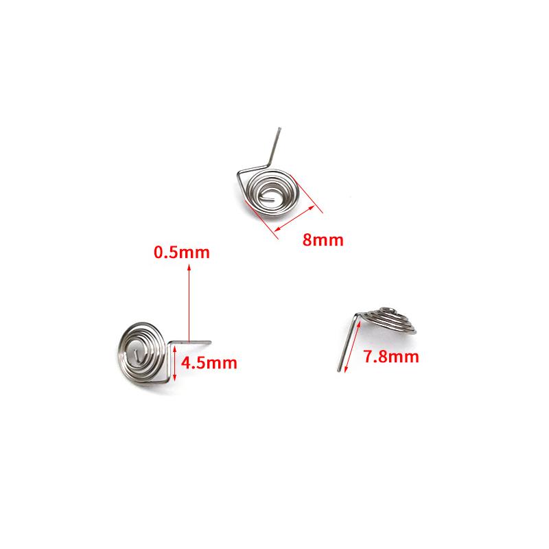 5 Stück/Set AAA AA Batterie Positiv Negativ Spiralfedern Kontaktplatte Nickeldrahtfeder für DIY Elektronisches Zubehör