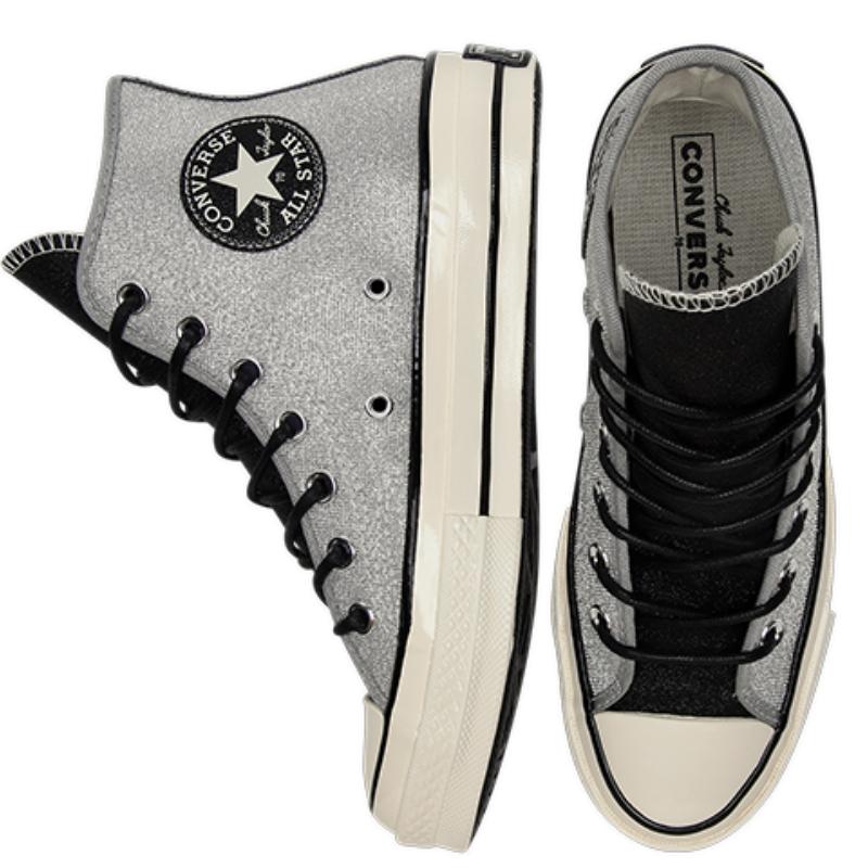 Converse 1970s Chuck Taylor All Star Baby's Breath Girls' Gift High Top Canvas Women's Silver Grey