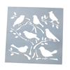 DIY Craft Bird Stencil Wall Painting Scrapbook Album Decorative Emboss Card